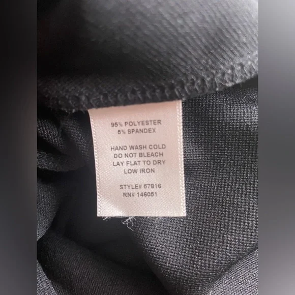 Monteau Women Black Mock Neck Sleeveless Dress Size XS - Picture 9 of 9